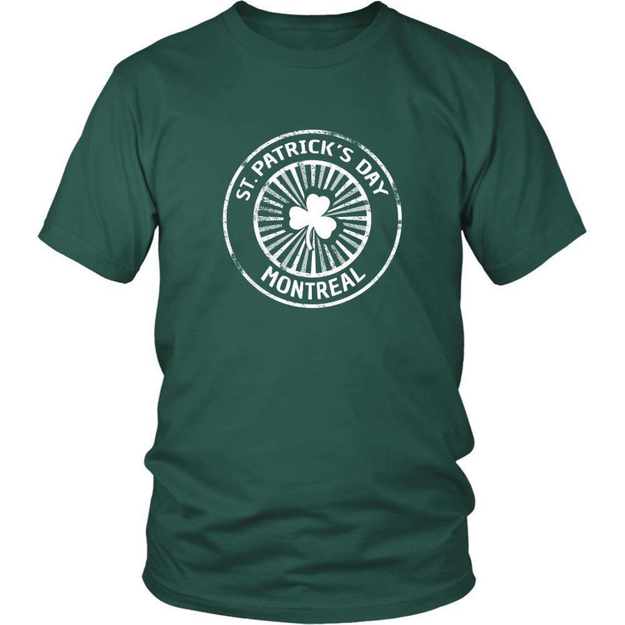 Saint Patrick's Day - " Montreal Canada Irish Parade " - custom made unique t-shirt.-T-shirt-Teelime | shirts-hoodies-mugs