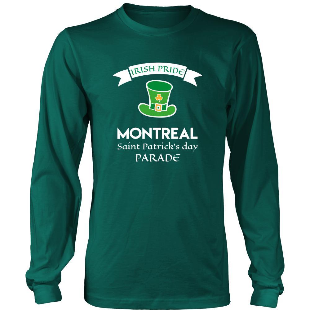 Saint Patrick's Day - " Montreal Canada Irish Pride Parade " - custom made unique apparel.-T-shirt-Teelime | shirts-hoodies-mugs