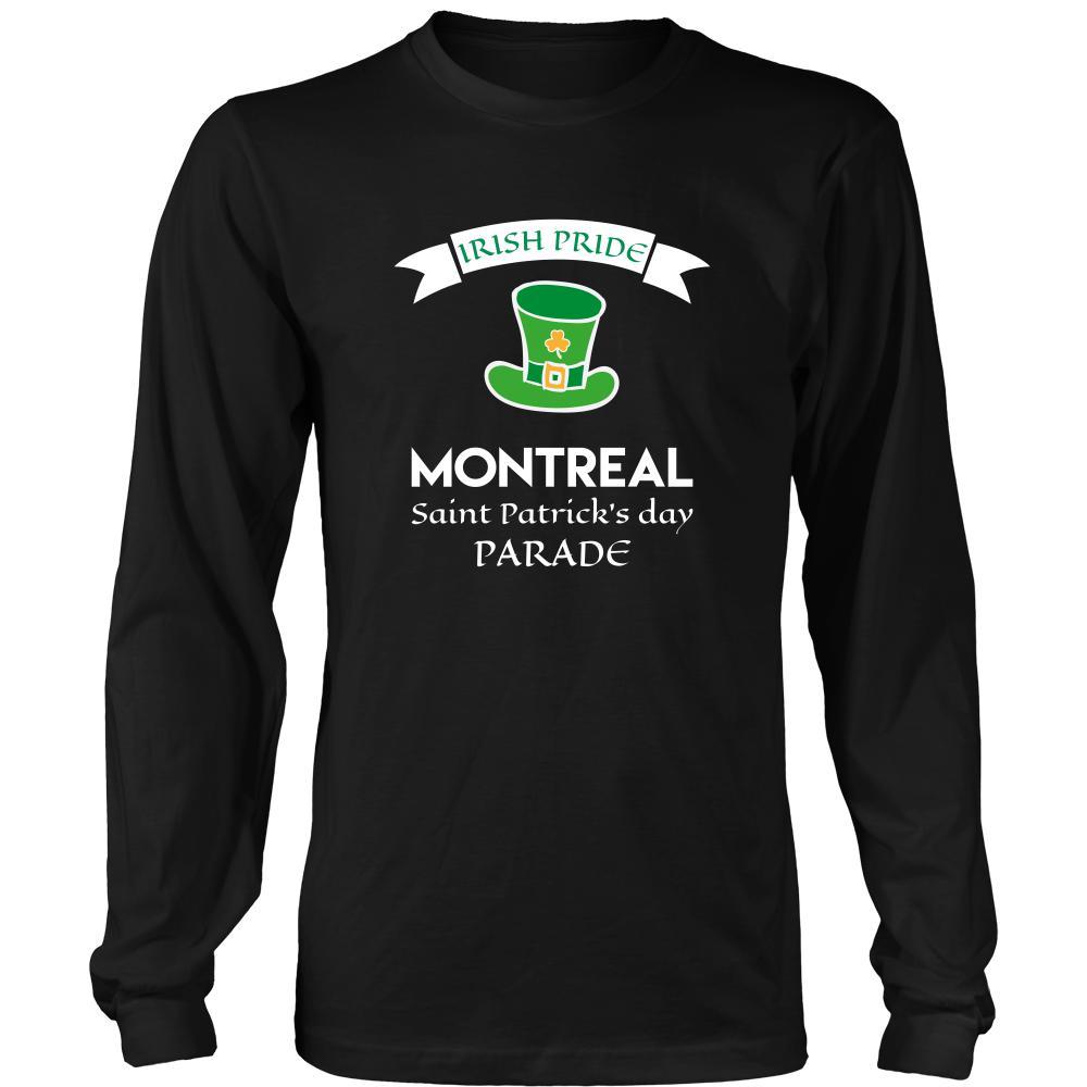 Saint Patrick's Day - " Montreal Canada Irish Pride Parade " - custom made unique apparel.-T-shirt-Teelime | shirts-hoodies-mugs
