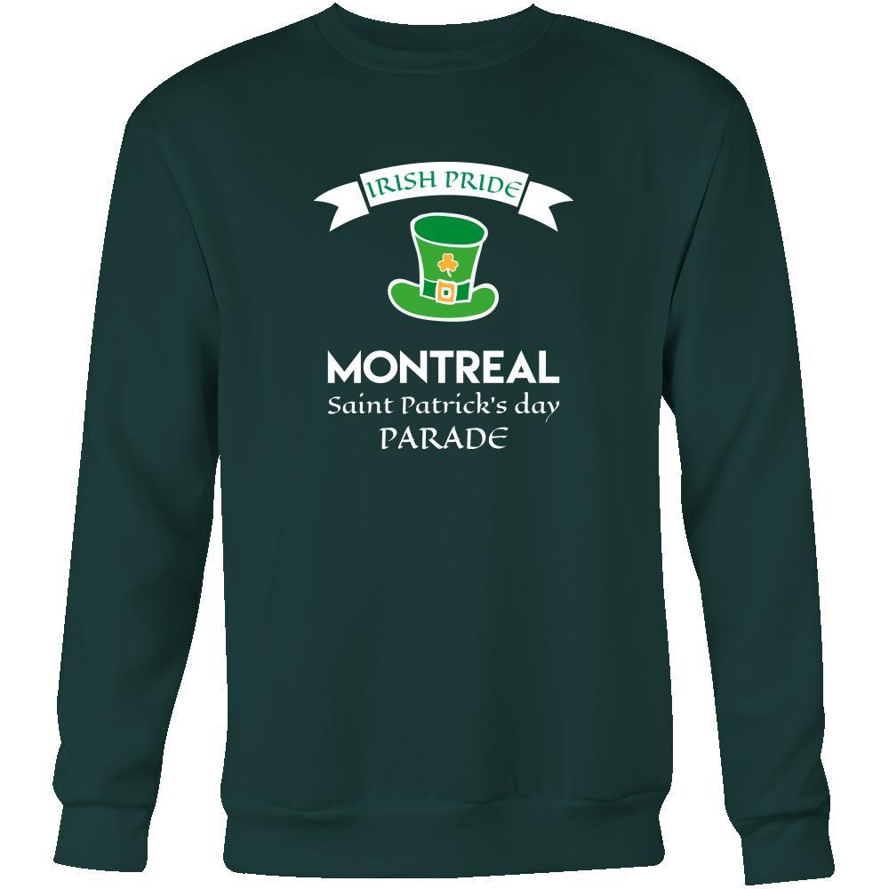 Saint Patrick's Day - " Montreal Canada Irish Pride Parade " - custom made unique apparel.-T-shirt-Teelime | shirts-hoodies-mugs