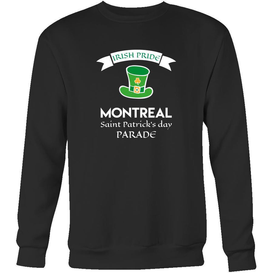 Saint Patrick's Day - " Montreal Canada Irish Pride Parade " - custom made unique apparel.-T-shirt-Teelime | shirts-hoodies-mugs