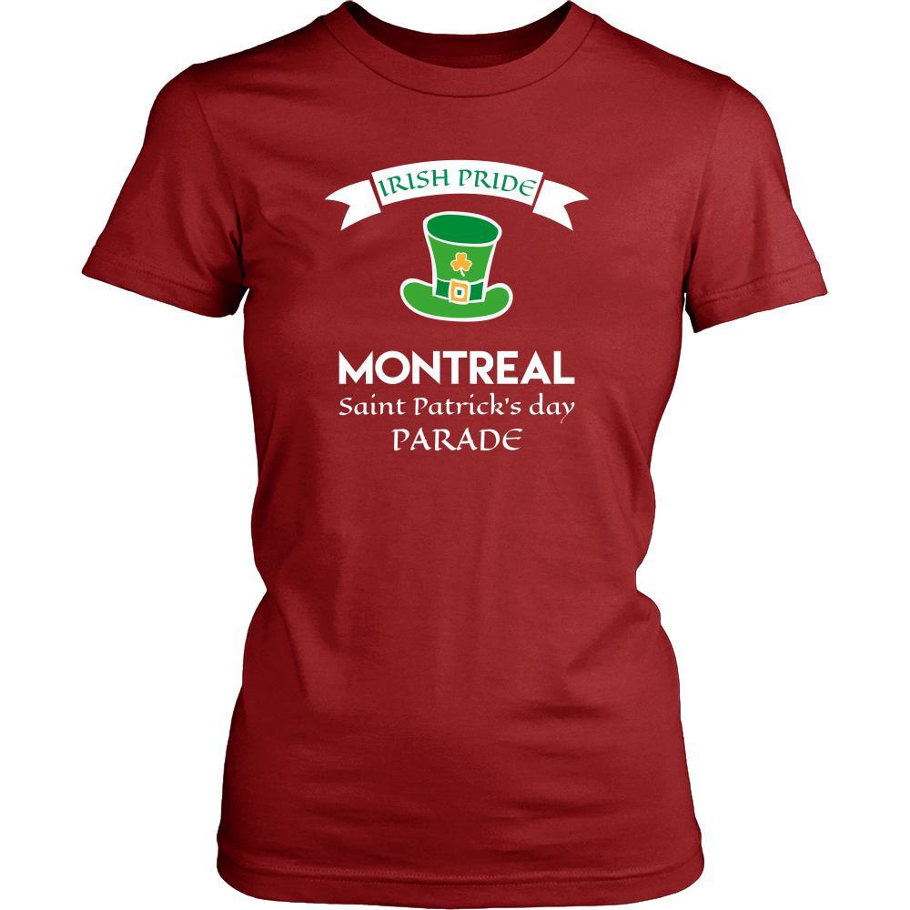 Saint Patrick's Day - " Montreal Canada Irish Pride Parade " - custom made unique t-shirt.-T-shirt-Teelime | shirts-hoodies-mugs