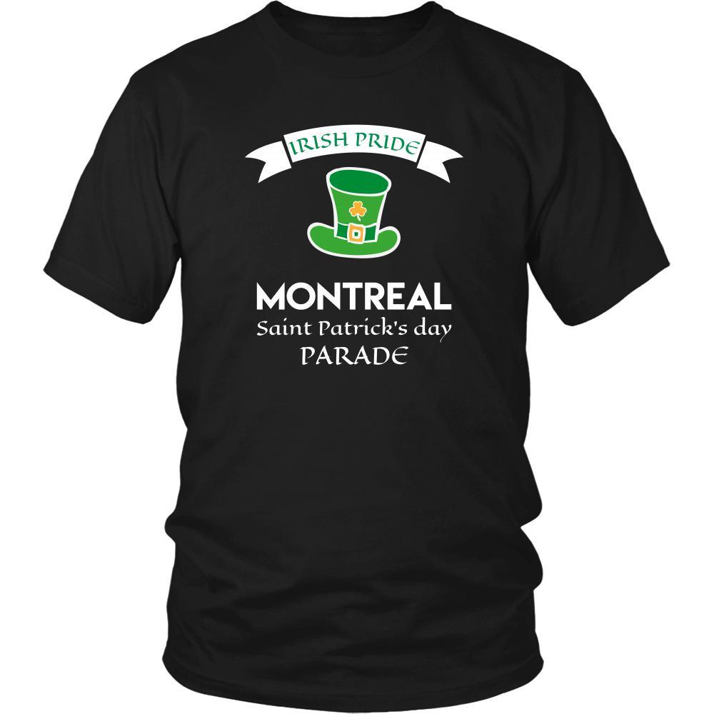Saint Patrick's Day - " Montreal Canada Irish Pride Parade " - custom made unique t-shirt.-T-shirt-Teelime | shirts-hoodies-mugs