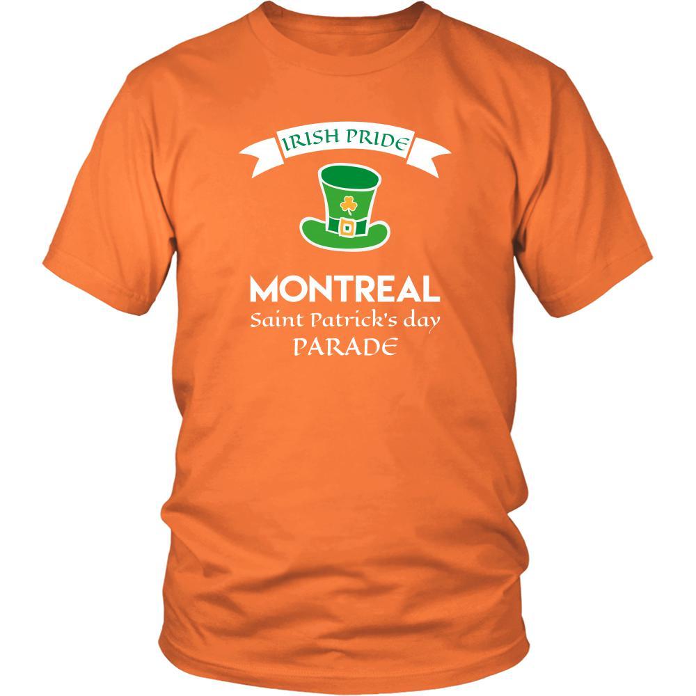 Saint Patrick's Day - " Montreal Canada Irish Pride Parade " - custom made unique t-shirt.-T-shirt-Teelime | shirts-hoodies-mugs
