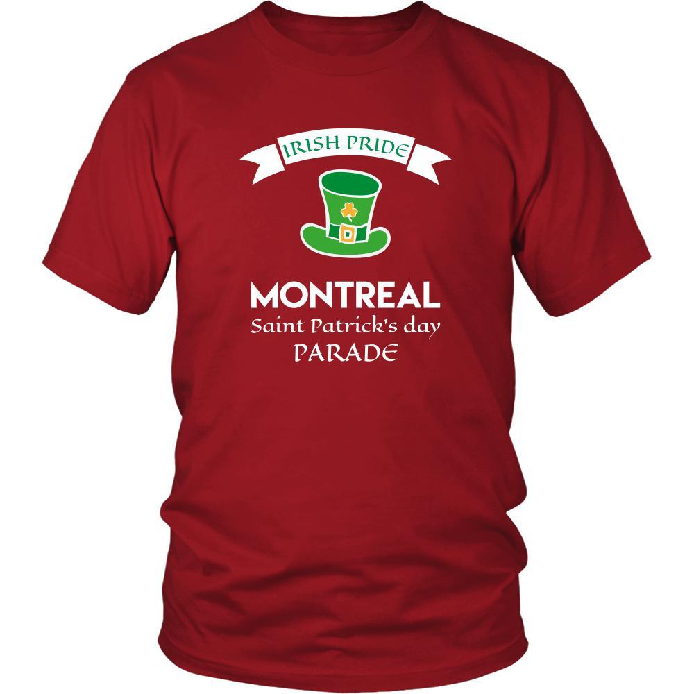 Saint Patrick's Day - " Montreal Canada Irish Pride Parade " - custom made unique t-shirt.-T-shirt-Teelime | shirts-hoodies-mugs