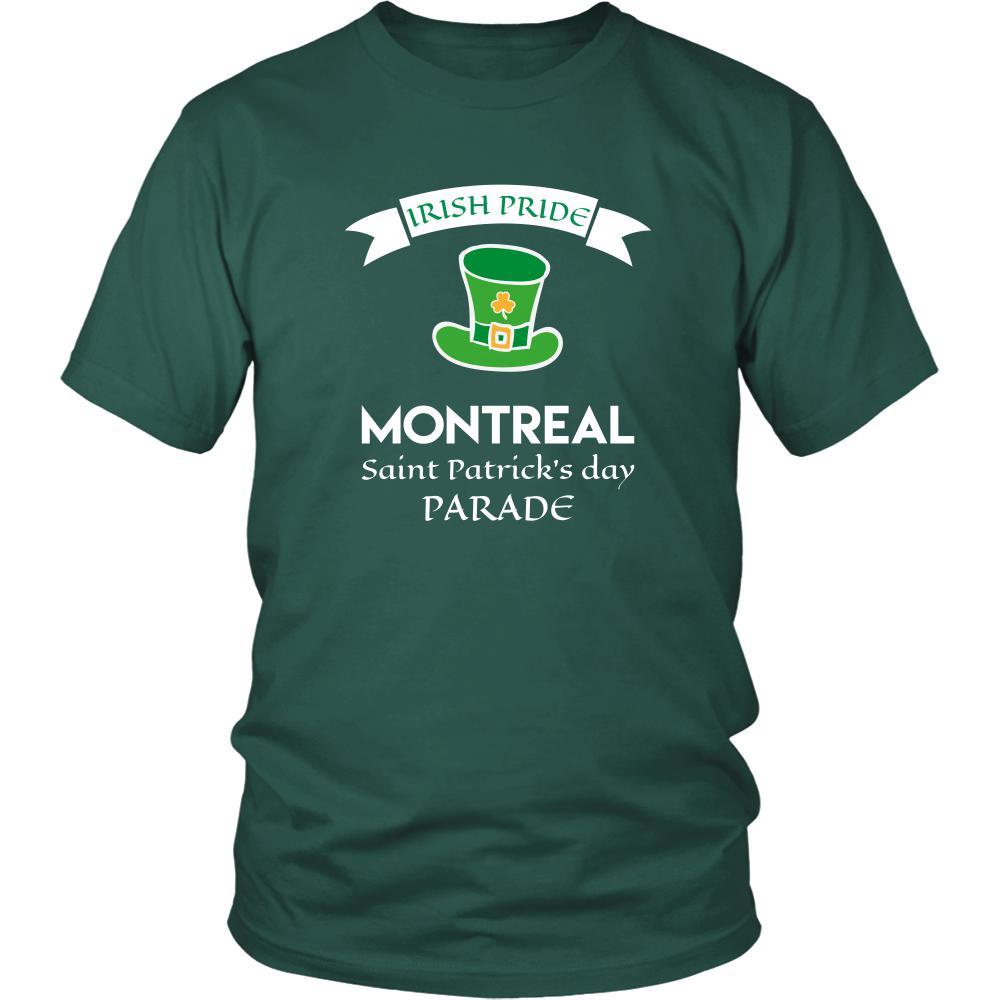 Saint Patrick's Day - " Montreal Canada Irish Pride Parade " - custom made unique t-shirt.-T-shirt-Teelime | shirts-hoodies-mugs