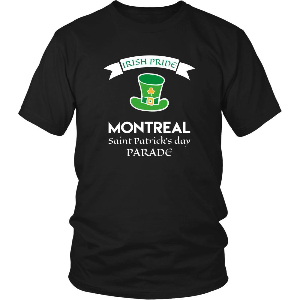Saint Patrick's Day - " Montreal Canada Irish Pride Parade " - custom made unique t-shirt.-T-shirt-Teelime | shirts-hoodies-mugs