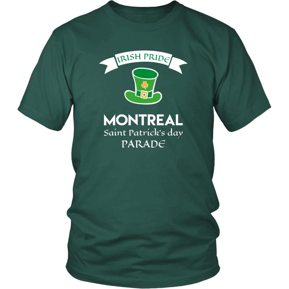 Saint Patrick's Day - " Montreal Canada Irish Pride Parade " - custom made unique t-shirt.-T-shirt-Teelime | shirts-hoodies-mugs