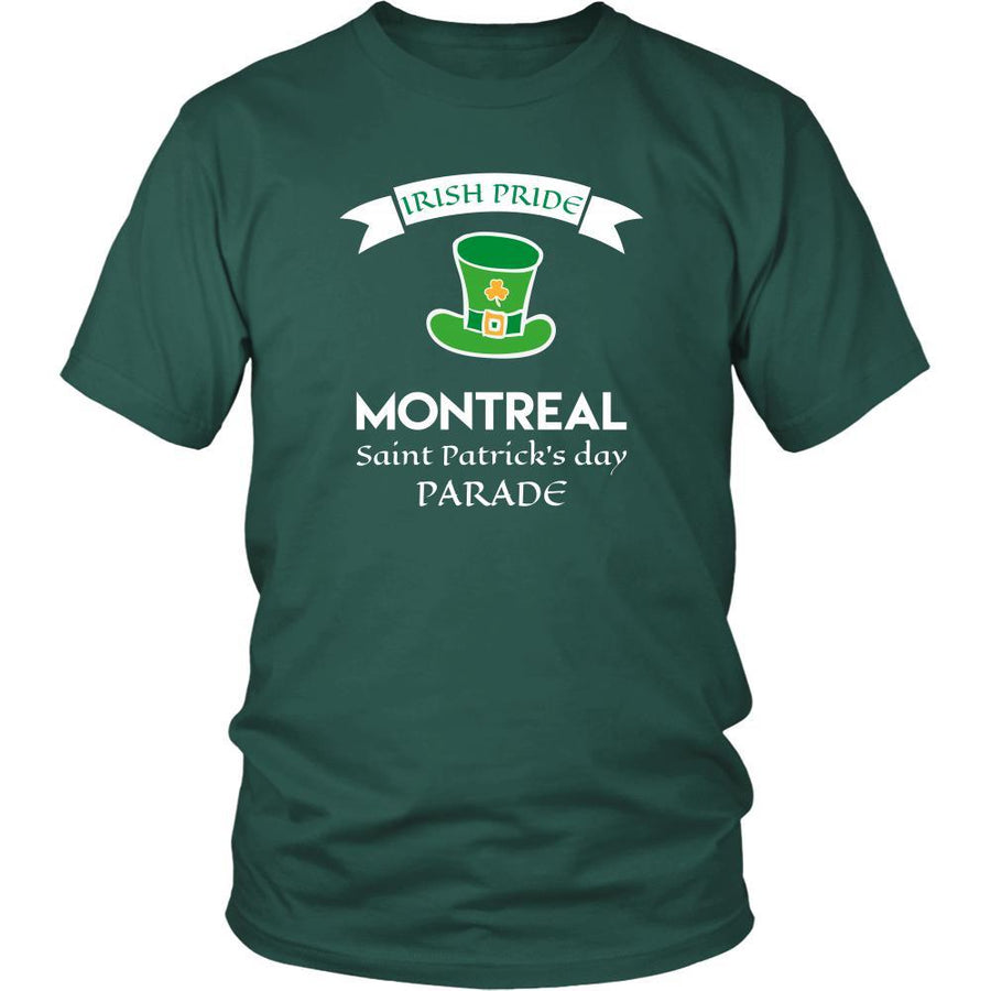 Saint Patrick's Day - " Montreal Canada Irish Pride Parade " - custom made unique t-shirt.-T-shirt-Teelime | shirts-hoodies-mugs