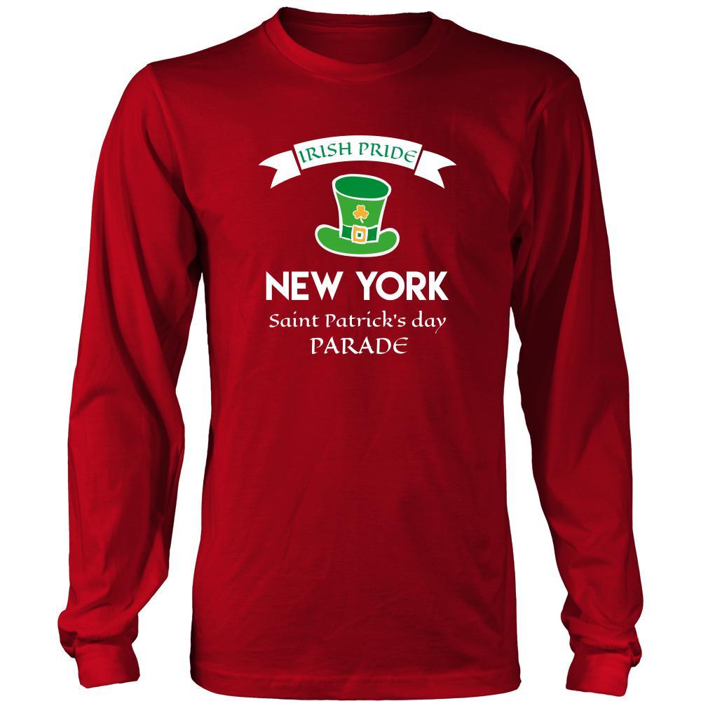 Saint Patrick's Day - " New York Irish Pride Parade " - custom made funny apparel.-T-shirt-Teelime | shirts-hoodies-mugs