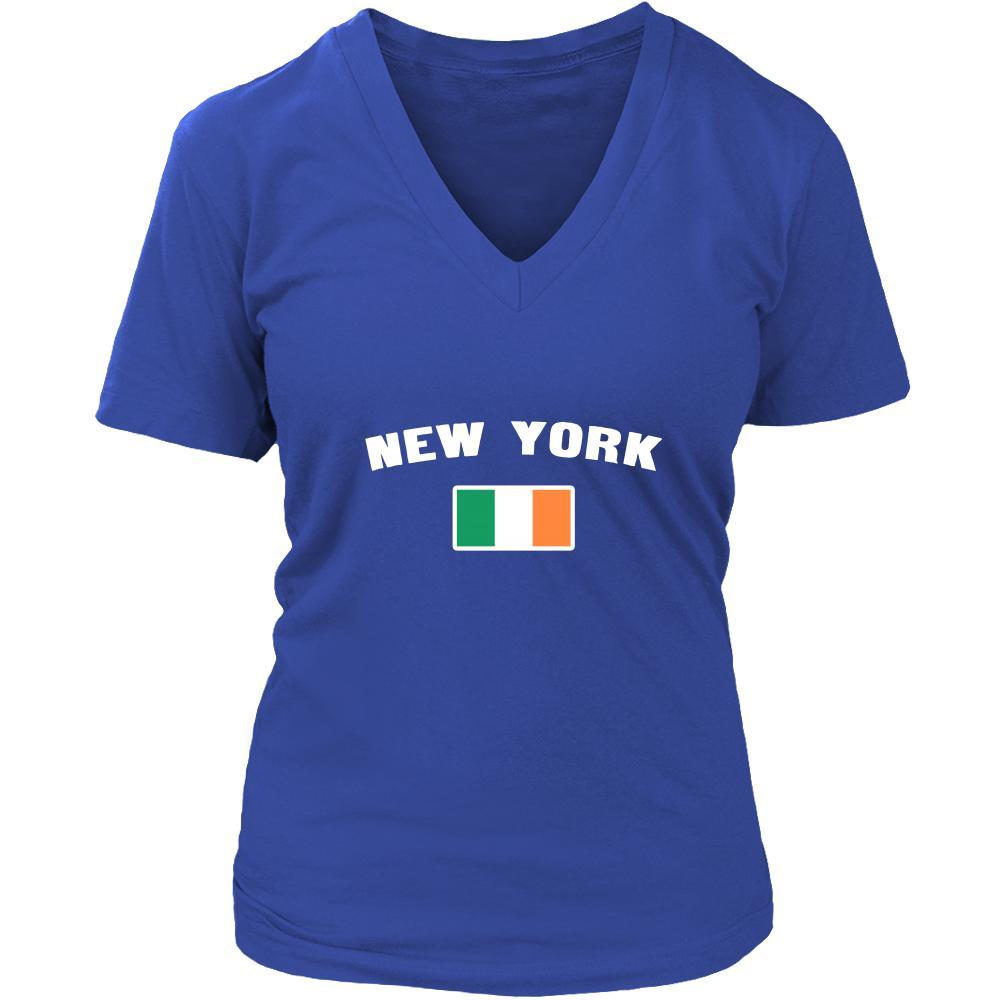 Saint Patrick's Day - " New York Parade Irish Flag " - custom made festive t-shirts.-T-shirt-Teelime | shirts-hoodies-mugs
