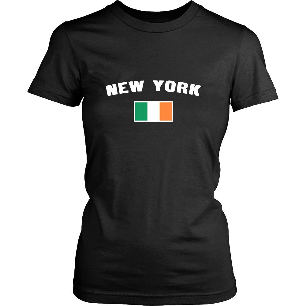 Saint Patrick's Day - " New York Parade Irish Flag " - custom made festive t-shirts.-T-shirt-Teelime | shirts-hoodies-mugs