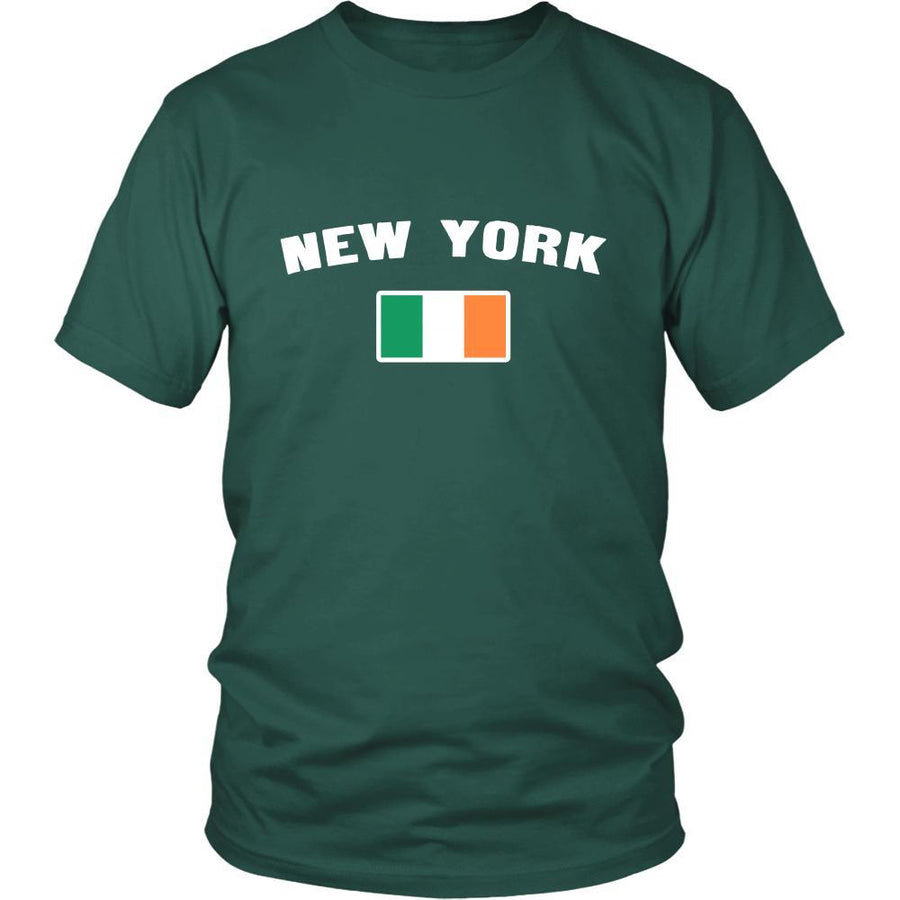 Saint Patrick's Day - " New York Parade Irish Flag " - custom made festive t-shirts.-T-shirt-Teelime | shirts-hoodies-mugs