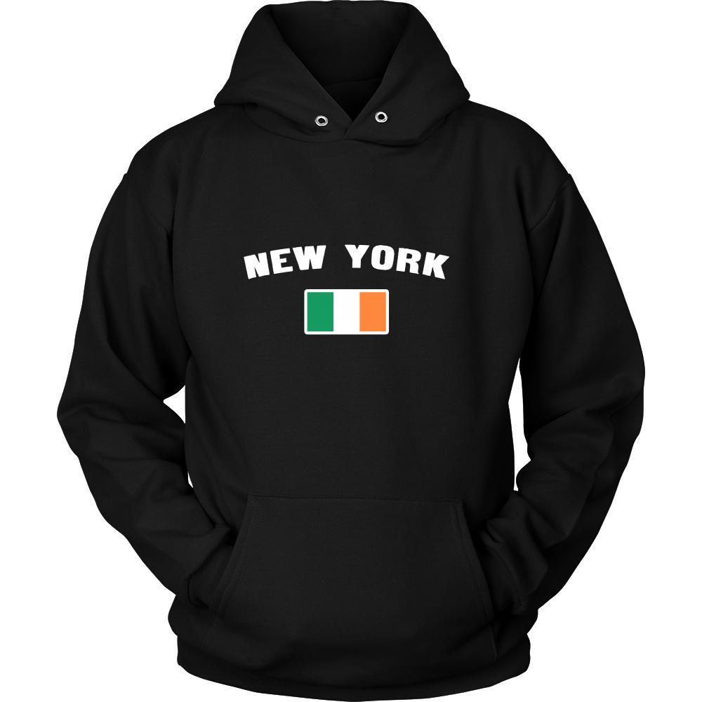 Saint Patrick's Day - " New York Parade Irish Flag" - custom made funny apparel.-T-shirt-Teelime | shirts-hoodies-mugs