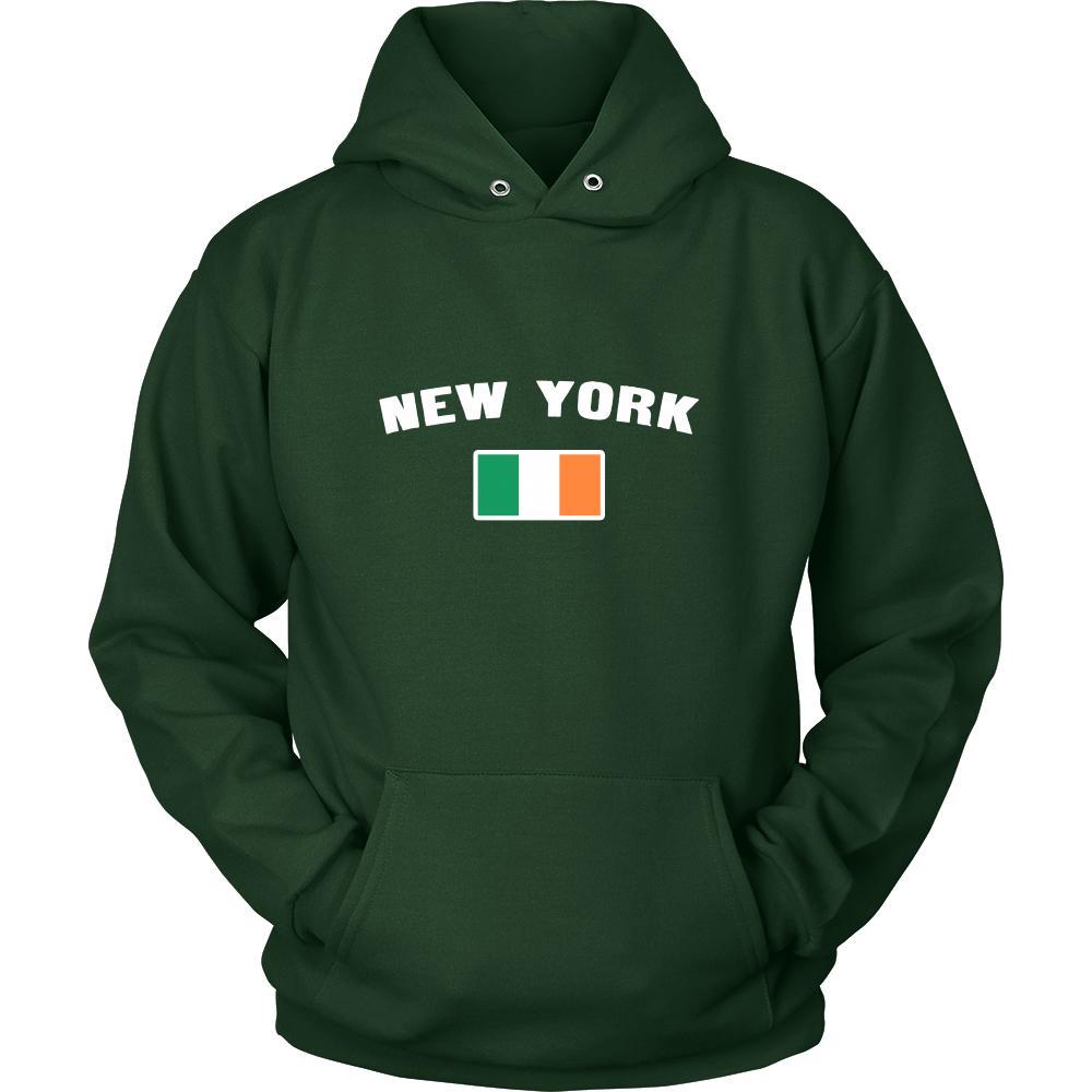 Saint Patrick's Day - " New York Parade Irish Flag" - custom made funny apparel.-T-shirt-Teelime | shirts-hoodies-mugs