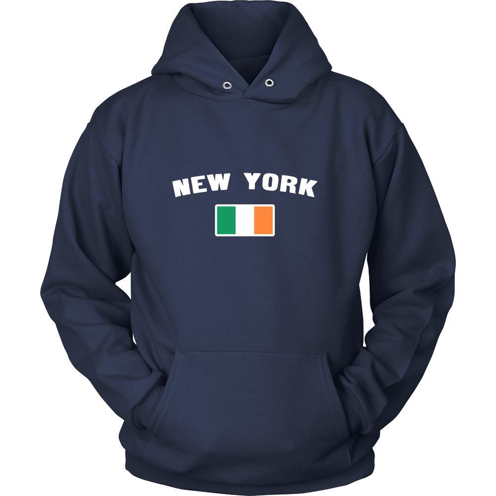 Saint Patrick's Day - " New York Parade Irish Flag" - custom made funny apparel.-T-shirt-Teelime | shirts-hoodies-mugs