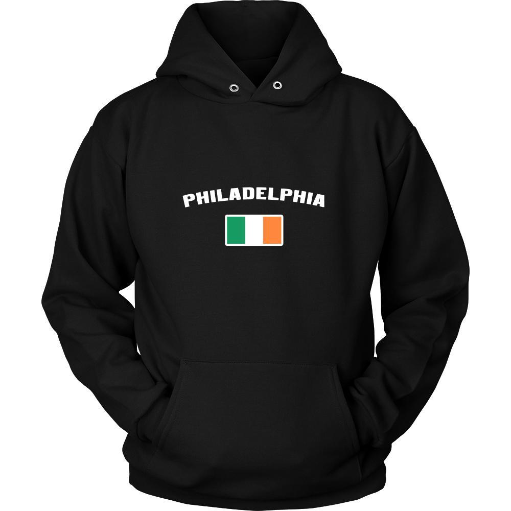 Saint Patrick's Day - "Philadelphia Parade Irish Flag" - custom made cool apparel.-T-shirt-Teelime | shirts-hoodies-mugs