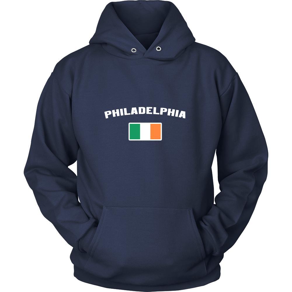 Saint Patrick's Day - "Philadelphia Parade Irish Flag" - custom made cool apparel.-T-shirt-Teelime | shirts-hoodies-mugs