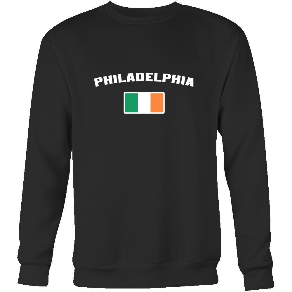Saint Patrick's Day - "Philadelphia Parade Irish Flag" - custom made cool apparel.-T-shirt-Teelime | shirts-hoodies-mugs