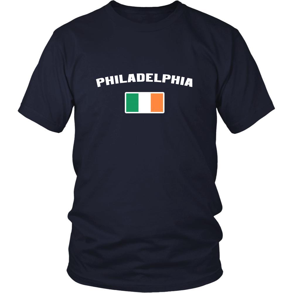 Saint Patrick's Day - " Philadelphia Parade Irish Flag " - custom made festive t-shirts.-T-shirt-Teelime | shirts-hoodies-mugs