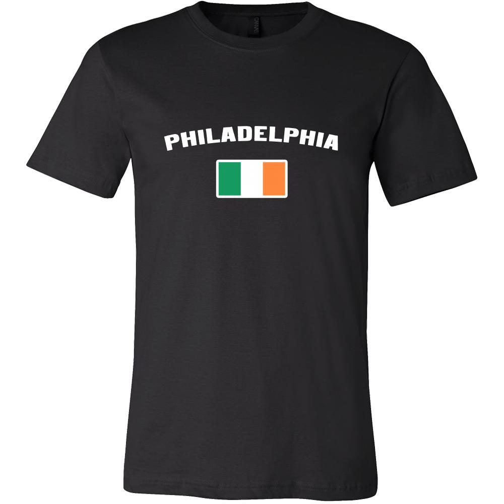 Saint Patrick's Day - " Philadelphia Parade Irish Flag " - custom made festive t-shirts.-T-shirt-Teelime | shirts-hoodies-mugs