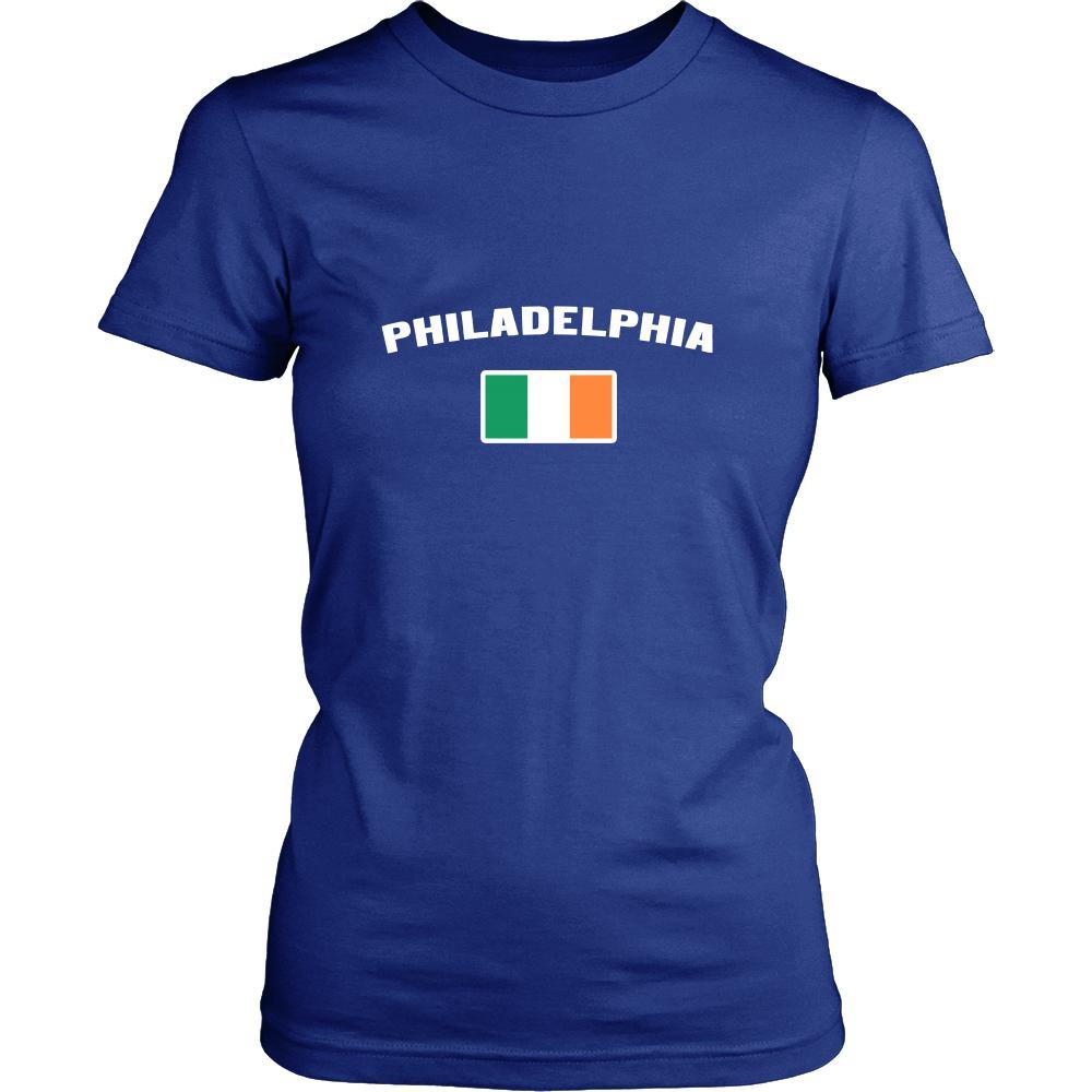 Saint Patrick's Day - " Philadelphia Parade Irish Flag " - custom made festive t-shirts.-T-shirt-Teelime | shirts-hoodies-mugs