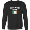 Saint Patrick's Day - " Quebec City Canada Irish Flag " - custom made apparel.-T-shirt-Teelime | shirts-hoodies-mugs