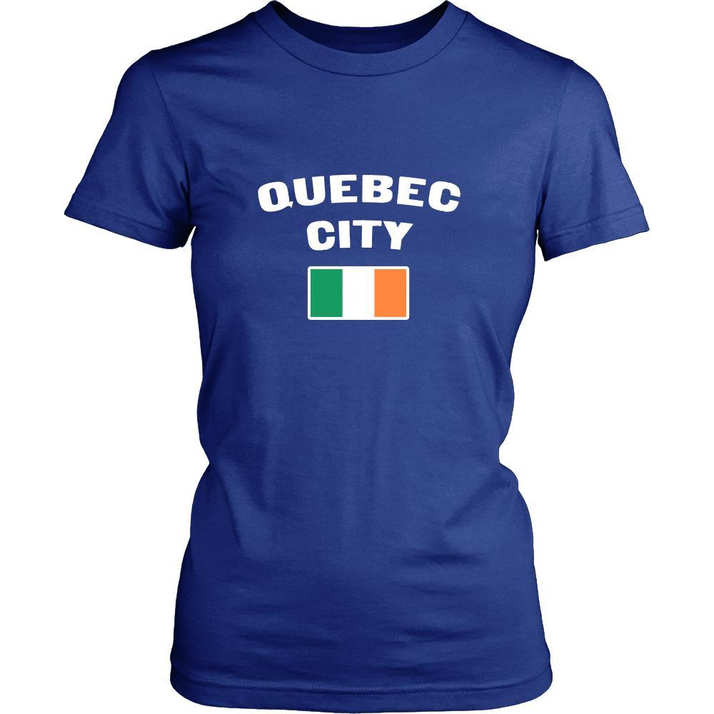 Saint Patrick's Day - "Quebec City Canada Irish Flag " - custom made unique t-shirt.-T-shirt-Teelime | shirts-hoodies-mugs