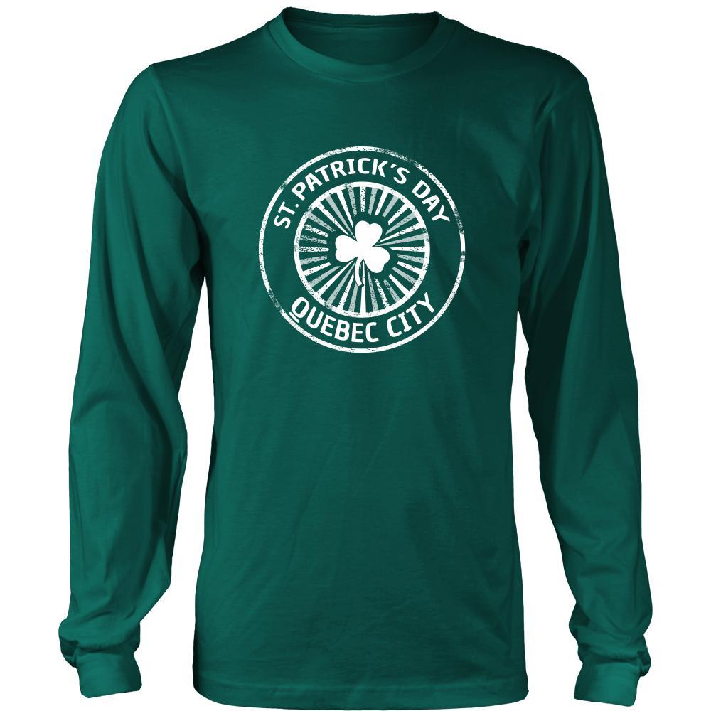 Saint Patrick's Day - " Quebec City Canada Irish Parade " - custom made apparel.-T-shirt-Teelime | shirts-hoodies-mugs
