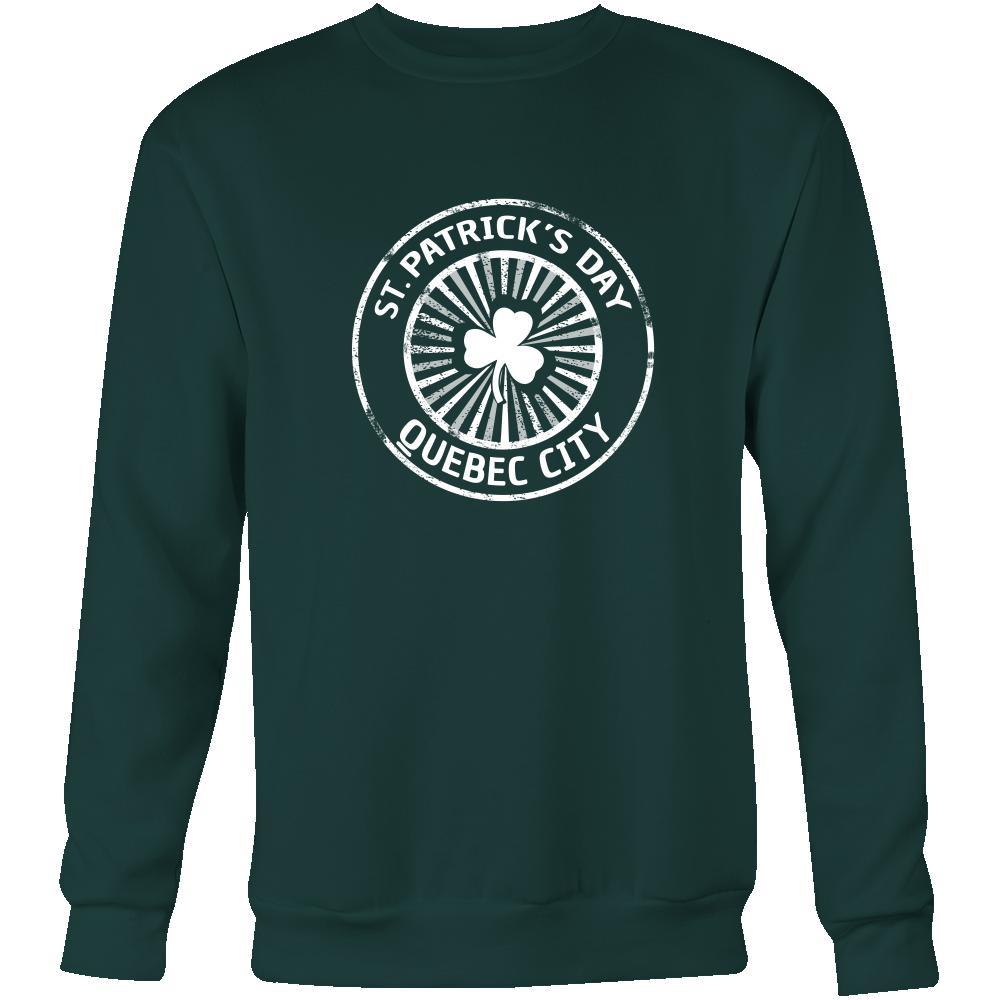 Saint Patrick's Day - " Quebec City Canada Irish Parade " - custom made apparel.-T-shirt-Teelime | shirts-hoodies-mugs