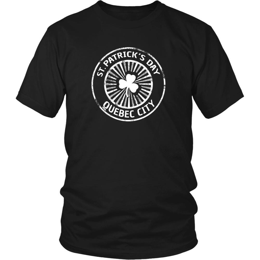Saint Patrick's Day - " Quebec City Canada Irish Parade " - custom made unique t-shirt.-T-shirt-Teelime | shirts-hoodies-mugs