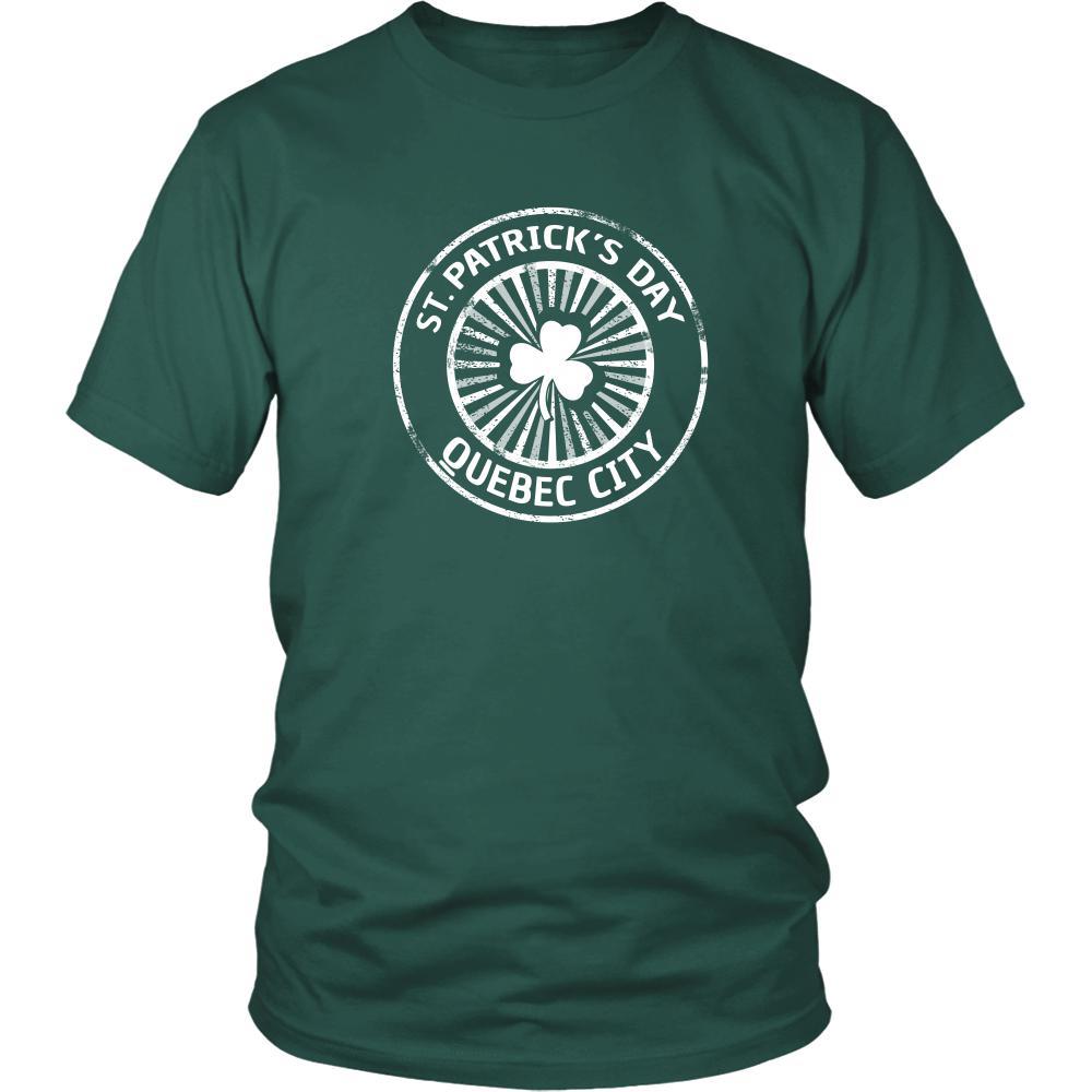 Saint Patrick's Day - " Quebec City Canada Irish Parade " - custom made unique t-shirt.-T-shirt-Teelime | shirts-hoodies-mugs