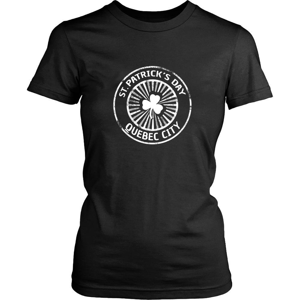 Saint Patrick's Day - " Quebec City Canada Irish Parade " - custom made unique t-shirt.-T-shirt-Teelime | shirts-hoodies-mugs