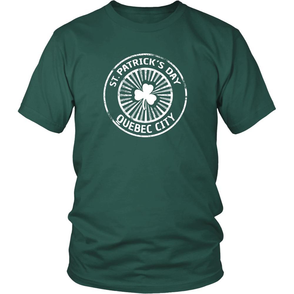 Saint Patrick's Day - " Quebec City Canada Irish Parade " - custom made unique t-shirt.-T-shirt-Teelime | shirts-hoodies-mugs