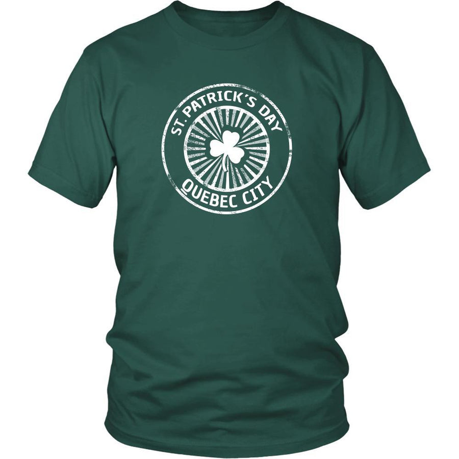 Saint Patrick's Day - " Quebec City Canada Irish Parade " - custom made unique t-shirt.-T-shirt-Teelime | shirts-hoodies-mugs