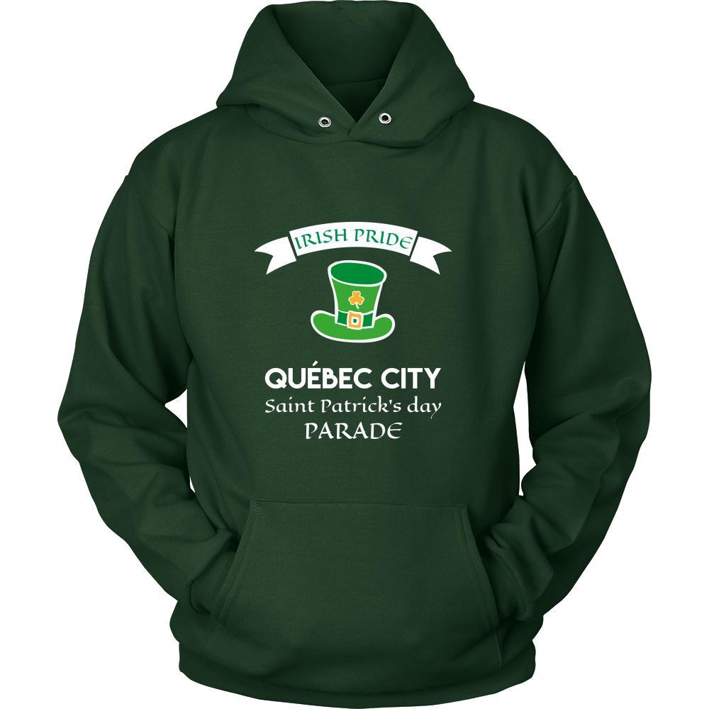 Saint Patrick's Day - " Quebec City Canada Irish Pride Parade " - custom made apparel.-T-shirt-Teelime | shirts-hoodies-mugs