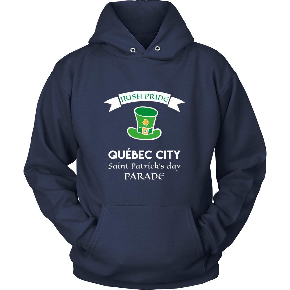 Saint Patrick's Day - " Quebec City Canada Irish Pride Parade " - custom made apparel.-T-shirt-Teelime | shirts-hoodies-mugs