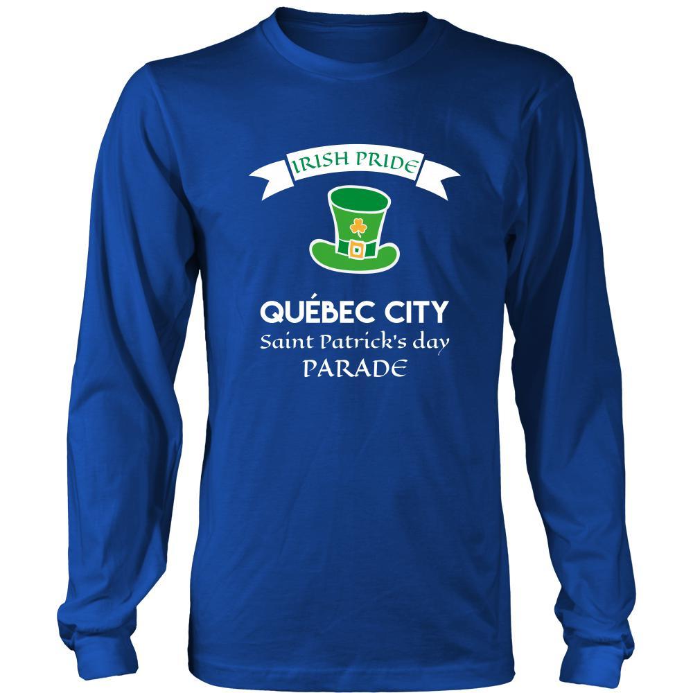 Saint Patrick's Day - " Quebec City Canada Irish Pride Parade " - custom made apparel.-T-shirt-Teelime | shirts-hoodies-mugs