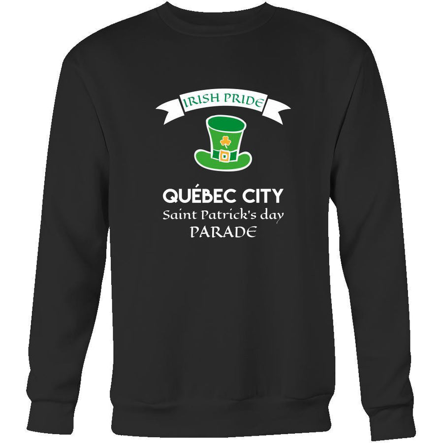 Saint Patrick's Day - " Quebec City Canada Irish Pride Parade " - custom made apparel.-T-shirt-Teelime | shirts-hoodies-mugs