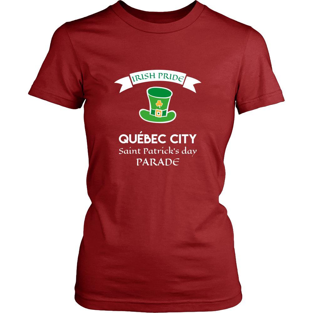 Saint Patrick's Day - " Quebec City Canada Irish Pride Parade " - custom made unique t-shirt.-T-shirt-Teelime | shirts-hoodies-mugs