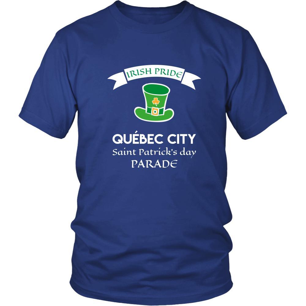 Saint Patrick's Day - " Quebec City Canada Irish Pride Parade " - custom made unique t-shirt.-T-shirt-Teelime | shirts-hoodies-mugs