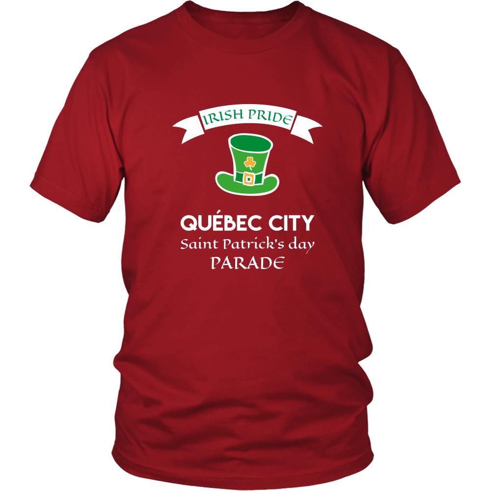 Saint Patrick's Day - " Quebec City Canada Irish Pride Parade " - custom made unique t-shirt.-T-shirt-Teelime | shirts-hoodies-mugs