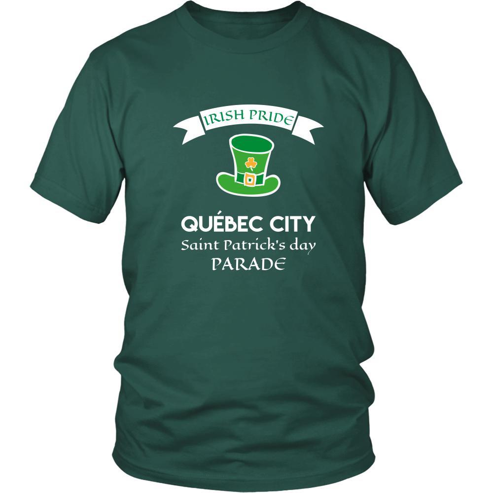 Saint Patrick's Day - " Quebec City Canada Irish Pride Parade " - custom made unique t-shirt.-T-shirt-Teelime | shirts-hoodies-mugs