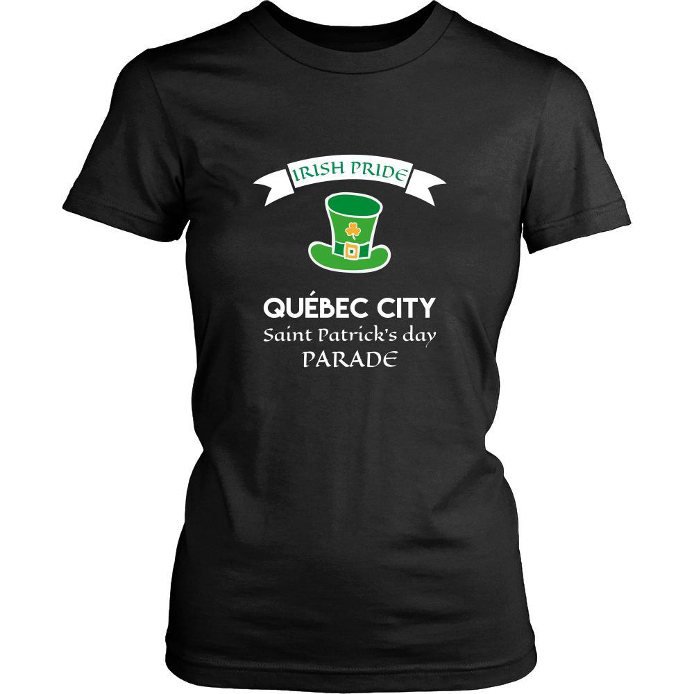 Saint Patrick's Day - " Quebec City Canada Irish Pride Parade " - custom made unique t-shirt.-T-shirt-Teelime | shirts-hoodies-mugs