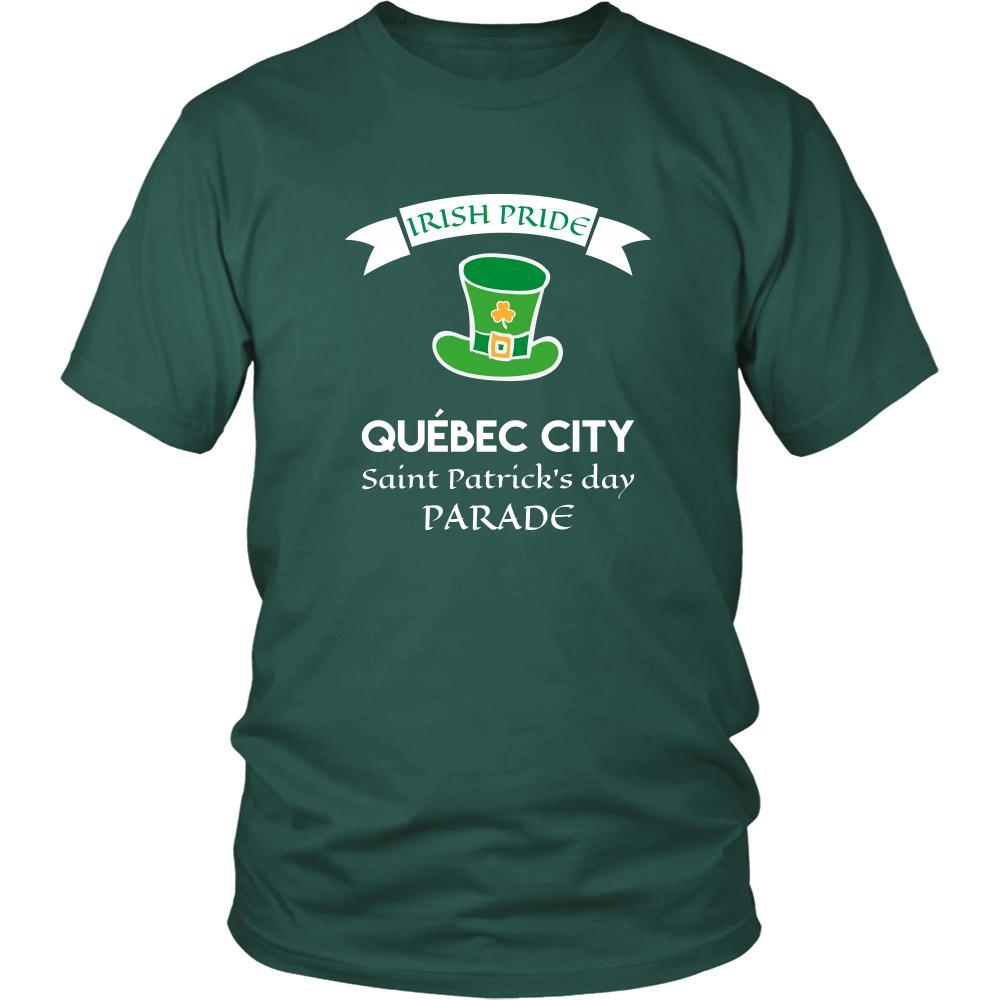 Saint Patrick's Day - " Quebec City Canada Irish Pride Parade " - custom made unique t-shirt.-T-shirt-Teelime | shirts-hoodies-mugs