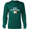 Saint Patrick's Day - "San Francisco Parade Irish Flag" - custom made cool apparel.-T-shirt-Teelime | shirts-hoodies-mugs