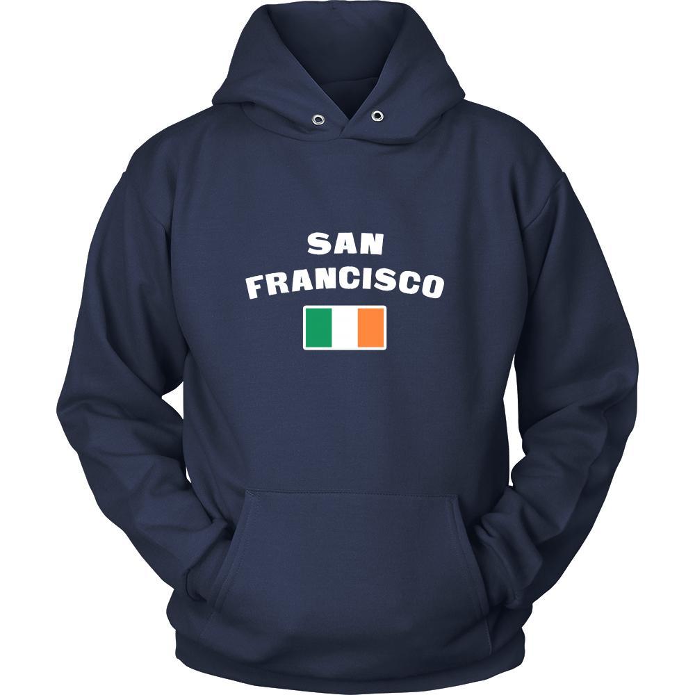 Saint Patrick's Day - "San Francisco Parade Irish Flag" - custom made cool apparel.-T-shirt-Teelime | shirts-hoodies-mugs