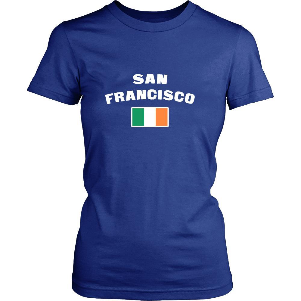 Saint Patrick's Day - " San Francisco Parade Irish Flag " - custom made festive t-shirts.-T-shirt-Teelime | shirts-hoodies-mugs