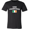 Saint Patrick's Day - " San Francisco Parade Irish Flag " - custom made festive t-shirts.-T-shirt-Teelime | shirts-hoodies-mugs