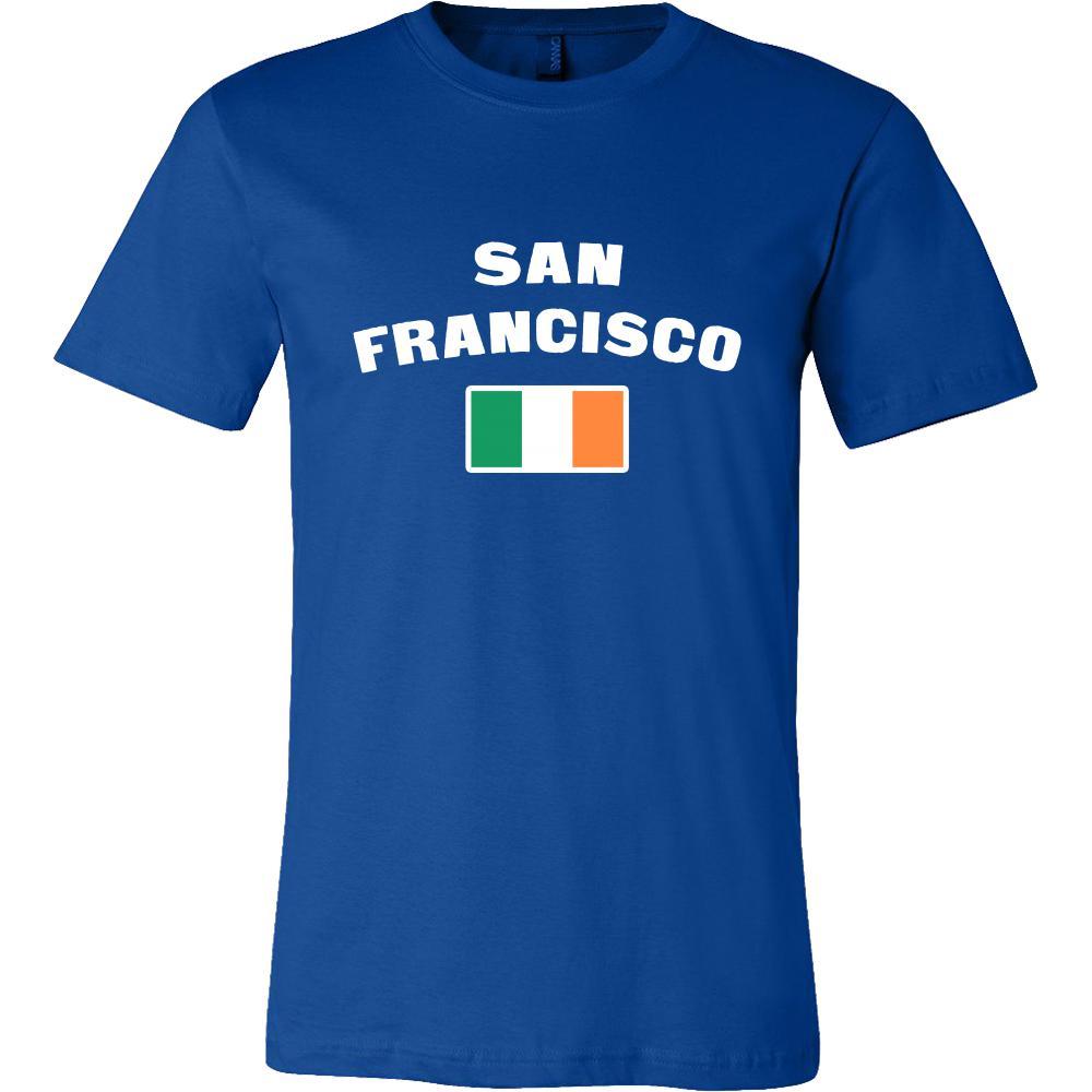Saint Patrick's Day - " San Francisco Parade Irish Flag " - custom made festive t-shirts.-T-shirt-Teelime | shirts-hoodies-mugs